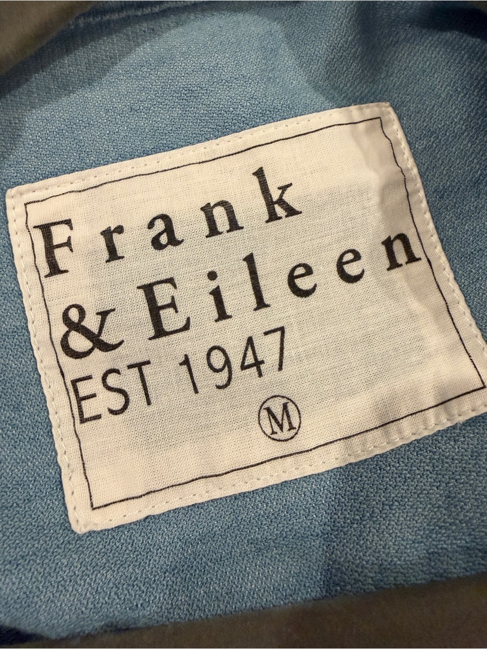 Frank & Eileen Rory “Famous Denim” size Medium - Picture 5 of 9